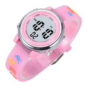 <span class=keywords><strong>Montre</strong></span> OEM/ODM pour enfants NOUVELLE <span class=keywords><strong>Montre</strong></span> numérique de sport avec bracelet en acrylique, design de charme de dessin animé avec fonction d'alarme pour les adolescentes et les adolescents - Product Image 4