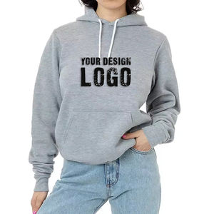 Sweat à capuche pour femme surdimensionné avec poches kangourou, personnalisé en gros, lourd, décontracté, épais, pour l'extérieur - Product Image 3