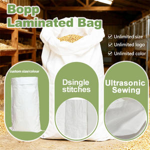 Sacchi in PP Tessuto Bianco da 50 kg per Alimenti, Resistenti all'Umidità, in Polipropilene con Rivestimento in PE per Farina e Cereali - Vendita all'Ingrosso - Product Image 2