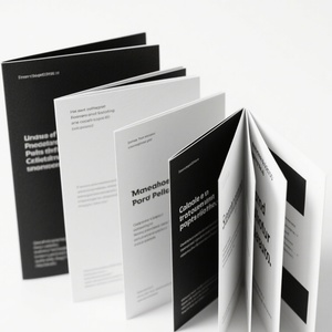 Custom Advertising Pamphlet <b>Leaflet</b> Diecut Brochure Flyers Restaurant Menu Printing - Product Image 2