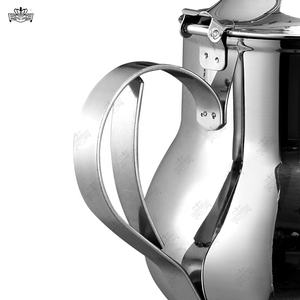 Théière en acier inoxydable, théière <span class=keywords><strong>marocaine</strong></span>, bouilloire à café et thé, théière à feuilles entières avec infuseurs, bouilloire à eau - Product Image 3