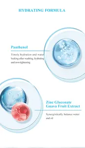 JUYOU Top Quality Private Label idratante lenitivo Anti Acne pulizia profonda detergente viso struccante per schiuma detergente viso