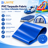 Bâche en PVC tissé personnalisable, poids moyen, imperméable et antistatique pour bateaux gonflables et quais