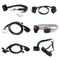 Connecteur mâle à 16 broches, 16 broches, J1962/OBD OBDII à ANGLE droit de 90 degrés