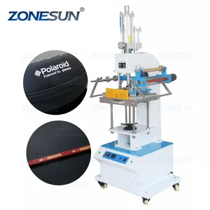 Zonesun ZY-819Q2 Bán Tự Động Da Hot Stamping Foil Máy In Ấn Máy Ép Nhiệt Máy Ép Thủy Lực