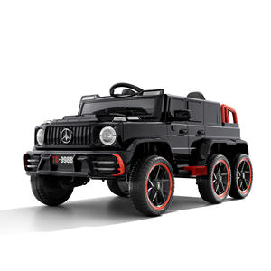 Детский электромобиль на четырех колесах с пультом управления для мальчиков и девочек 3-6 лет, пластиковый, внедорожный - Product Image 1