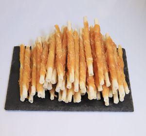Nourriture pour animaux de compagnie Chien Snack Poulet Canard Boeuf Enveloppé Peau de vache Rouleau Chien Dents Bâton De Nettoyage Colle À Mâcher - Product Image 3