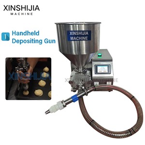Máquina Pequeña PLC Automática para Hacer Pan, <span class=keywords><strong>Donuts</strong></span>, Chocolate, Mermelada, Pastel, <span class=keywords><strong>Helado</strong></span>, Inyectora <span class=keywords><strong>de</strong></span> Masa, Dosificadora <span class=keywords><strong>de</strong></span> Glaseado y Relleno para Cupcakes - Product Image 3