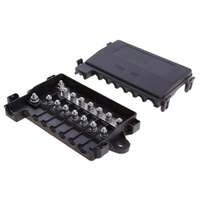 Boîtier de fusibles automobile 12V-48VDC 7 voies Midi ANS/ANM avec supports de fusibles à goujons M6 pour voiture, bateau, marine - Vente en gros OEM
