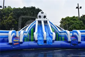 CH Hot Sale Football Game Mobile Inflatable Water Park Large Water Pool Inflatable Aqua Park Amusement Park For Sale