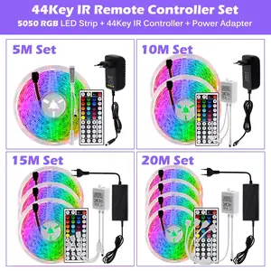 12V LED-Licht leisten Funktioniert mit Alexa Google Home Wifi-Controller Musik synchron isation Farbwechsel RGB LED-Licht App für Schlafzimmer