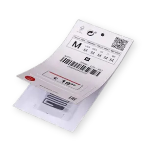 Yiko Manufacturing Security Rfid Price Tag Chip Reusable Piggyback Sticker Resist Active Uhf Paper Nfc Label Tags With Barcode