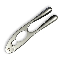 Presse-ail en alliage de nickel et de zinc blanc écologique moderne, design crabe, 2 en 1, accessoire de cuisine manuel, noix de pécan en acier inoxydable
