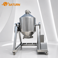Mélangeur à tambour électrique automatique en acier inoxydable SUS304 de qualité alimentaire avec agitateur à moteur 220V et chauffage pour poudres détergentes et produits chimiques