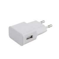 Adaptateur de voyage Sk 5W 5V 1A Chargeur USB Prise européenne Téléphone portable Matériau ABS Protection de charge 1x Port USB Tension universelle