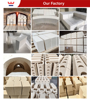 Briques de sillimanite haute résistance, résistantes aux chocs thermiques, blocs réfractaires pour la doublure des fours à torpille des aciéries
