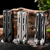 Pince multifonctionnelle en acier inoxydable 28-en-1, couteau pliant, outils de survie, outils à main, camping, extérieur, EDC