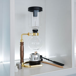 Outils de siphon à café <span class=keywords><strong>3</strong></span>/5 tasses Pot Siphon de table Filtre à café Siphon Cafetière - Product Image 5