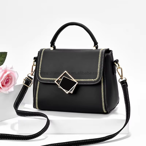 New Arrive Messenger Bag Pu Leather Ladies Tote Hand Bags Trendy Shoulder Bags Women's <b>Handbags</b> for Girls - Product Image 5
