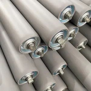 Gravity Conveyor Roller High Quality Gravity Free Poly-V Conveyor Roller With PVC Sleeve