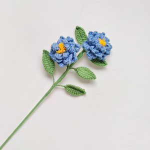 <span class=keywords><strong>Bouquet</strong></span> tricoté au crochet bon marché pour la décoration <span class=keywords><strong>de</strong></span> la maison fleur gardénia brindilles produit fini - Product Image 3
