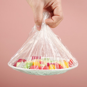 Transparent Disposable Cling Film Sleeves Rectangle 100 Pcs Household Food Storage Cover For Plates And Bowls - Product Image 2