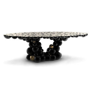 Table à manger italienne de luxe en acier inoxydable Villa Living Room Creative Bubble Long Table à manger pour la maison et l'hôtel - Product Image 5