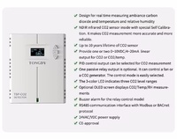 Moniteur de CO2 avec capteur de température et d'humidité Fournisseur de moniteurs intelligents de qualité de l'air de niveau B pour les entreprises commerciales