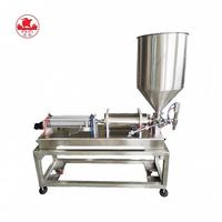 Machine de remplissage horizontale multifonctionnelle pour pâtes, à tête simple ou double, avec réservoir chauffant, capacité 50-500 ml