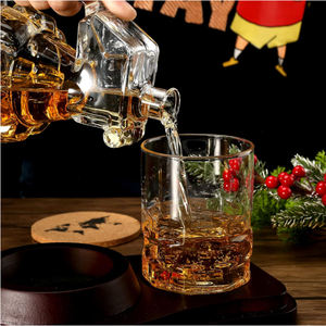 Juego de decantador de whisky, juego de decantador de licor en forma de <span class=keywords><strong>Granada</strong></span> con 2 vasos, regalo para beber Scotch Bourbon para hombres y mujeres - Product Image 6