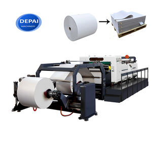 Apilador automático de 1400mm, 2 rollos de lámina de cartón, hoja rotativa, máquina laminadora de papel Kraft, precio - Product Image 1