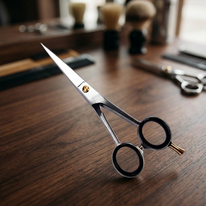 Tijeras de Peluquería Profesionales ASAP Sultan 35-1 Ultraligeras de 5 Pulgadas, Hojas de Acero, Mango de Acero Inoxidable, para Diestros, con Reposa-Dedos Fijo - Product Image 4