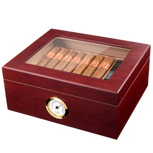 Tùy Chỉnh <span class=keywords><strong>Handmade</strong></span> Gỗ Humidor Hộp Xì gà Cho Cuba Xì gà - Product Image 1