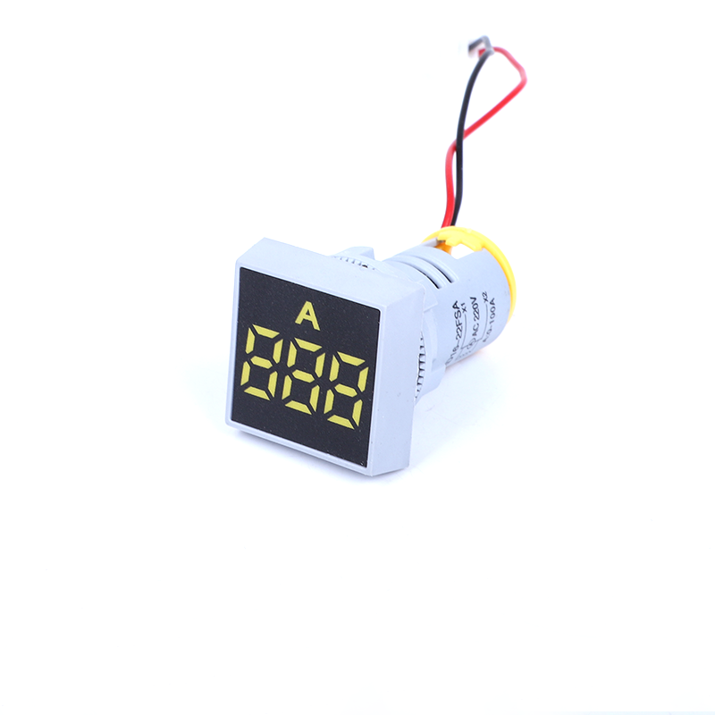 High Quality Cheap Custom Led Lights 22Mm Square Frosted Panel Display Indicator Ac 0-100A Digital Ammeter