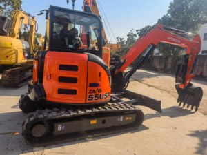 Excavatrice Hitachi Zx55usr d'occasion de fabrication japonaise, de bonne qualité, Hitachi Zx55usr d'occasion sur chenilles - Product Image 5