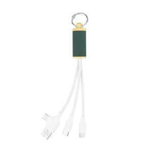 2025 nuove idee eco-friendly tubi di carta 5V/2A portachiavi 3 1 USB cavo da uomo <span class=keywords><strong>donna</strong></span> eco-friendly promozionale USB Gadget - Product Image 5