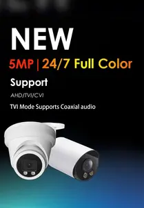 5MP TVI colorvu башни 4 в 1 камеры видеонаблюдения возможностью погружения на глубину до 30 м Warmlight диапазон 2,8 мм звёздные воспроизведения звука через коаксиальный HIK ТВТ DVR Поддержка