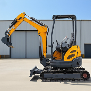 Gran Demanda de Maquinaria Más Vendida: Mini Excavadora Compacta de 1 y 2 Toneladas con Orugas de Goma, Excavadora Hidráulica de Bajo Consumo para Jardín - Product Image 6