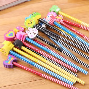 Ensemble <span class=keywords><strong>de</strong></span> crayons en bois Yichen, dessin animé, mine noire, gomme intégrée, pour enfants, élèves <span class=keywords><strong>de</strong></span> maternelle et primaire, fournitures scolaires et <span class=keywords><strong>de</strong></span> bureau - Product Image 3