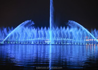 Fontaine musicale flottante LED pour l'extérieur, équipement de fontaine à eau dansante à vendre