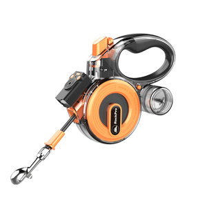 Lefamcare Nouvelle Conception <span class=keywords><strong>Laisse</strong></span> <span class=keywords><strong>Rétractable</strong></span> <span class=keywords><strong>pour</strong></span> <span class=keywords><strong>Chien</strong></span> de Grande Taille 5M Convient aux Chiens de 50kg avec Sifflet Électronique <span class=keywords><strong>pour</strong></span> <span class=keywords><strong>Chien</strong></span> et Lumière LED - Product Image 6