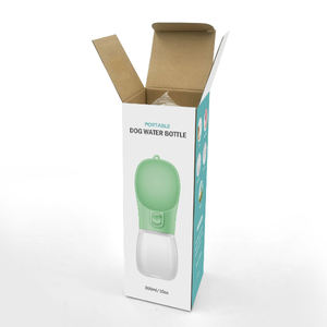 Bouteille d'eau portable 3-en-1 moderne et réglable pour chien, en plastique PET 300 ml, de haute qualité, brevetée, OEM/ODM, modèle 2026 - Product Image 4