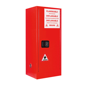 Armoire de sécurité encastrée verrouillable pour produits chimiques inflammables de 110 gallons avec roulettes - Product Image 1