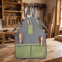 Delantal de Jardinería Duradero, Impermeable, Ecológico, de Secado Rápido, Transpirable, de Pana, Cómodo, con Bolsillos, Uniformes para Restaurantes y Bares