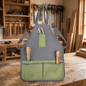 Tablier de jardinage durable, imperméable, écologique, à séchage rapide et respirant, avec poches, personnalisable pour usage unisexe, uniformes de restaurant et de bar - Product Image 2