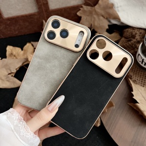 <span class=keywords><strong>Funda</strong></span> para Teléfono de Piel Sintética con Textura de Piel de Cordero para <span class=keywords><strong>iPhone</strong></span> <span class=keywords><strong>11</strong></span> 12 13 14 15 16 17 Pro Max, Estilo Vintage, Simple y Ejecutivo - Product Image 2