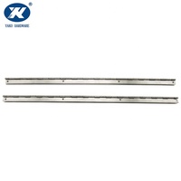 Charnière de porte robuste en acier inoxydable, charnière piano à rangée longue, vente en gros Chine