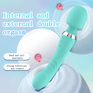 Nouveau design personnalisable, masseur AV à 10 vitesses, charge USB, vibromasseur féminin en silicone, 10 fréquences - Product Image 4
