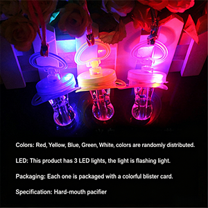 Artículos de Decoración para Fiestas, Venta Caliente, Chupete LED Multicolor Brillante con Luz Intermitente - Product Image 4