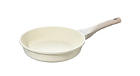 Poêle à frire en aluminium moulé sous pression Titanium Pro antiadhésive pour la maison et la cuisine avec poignée douce au toucher